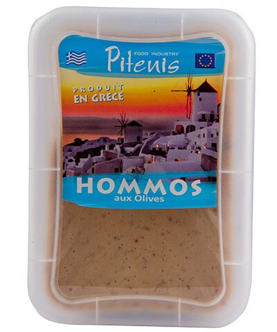 Hommos olives Pitenis boîte 250 grammes