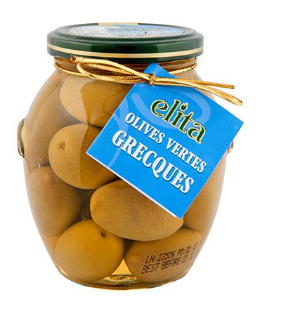 Deas olives vertes grecques Elita bocal 370ml