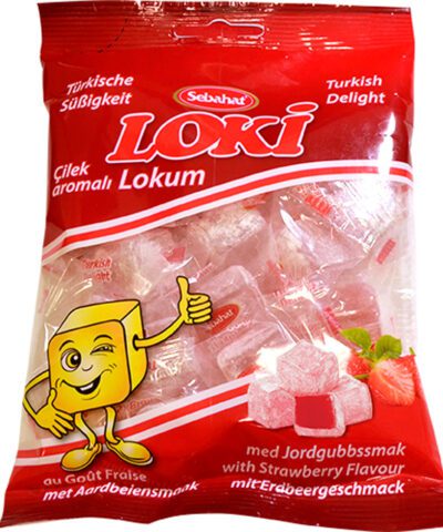 Loukoums fraise loki Sebahat 200 grammes