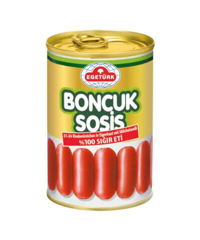 Saucisse boncuk en boîte Egetürk